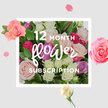 This image captures the essence of a year-round rose subscription, rendered as a single, sumptuous bouquet that could easily sit on a kitchen table in Epping after a fresh delivery. At the heart of the composition lies a tightly gathered cluster of roses in every gentle shade of romance: soft blush pinks, warm creams, delicate lilacs, and richer berry tones that provide moments of depth and intrigue. The blooms are placed so closely that their petals appear to lean into one another like close friends sharing stories, some fully open and generous, others still budding with promise. Encircling the roses, a band of vivid green foliage adds contrast and structure, much like the leafy borders you glimpse walking toward Epping Forest or along the quieter residential streets off Kendal Avenue. The light is soft and flattering, casting a subtle glow across the arrangement and giving each petal a refined, almost luminous quality. Around the bouquet, scattered petals and small blooms float on a pale, creamy background, echoing the feeling of rose confetti drifting after a celebration in a local Epping café or garden. This airy detail creates a sense of movement and continuity, hinting at the rhythm of monthly deliveries that keep colour, scent, and life flowing through the home. The image evokes the cool touch of fresh petals, the crispness of new leaves, and the gentle, sweet-fruity fragrance that lingers in the air long after the florist's van has left the driveway, turning each month into a quietly cherished moment.