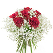 Held together with practiced care, this bouquet reflects the romantic simplicity so often found in the quiet corners of Epping. Six luxurious crimson roses, their petals coiled in rich spirals, rest at the heart of a billowing embrace of pure white baby's breath-each tiny bloom lending its own softness, as if echoing a gentle morning mist above the fields by Epping High Street. The subtle sweetness of the roses mingles with the fresh, green scent of newly cut stems, bundled tightly in a nod to traditional hand-tied techniques. There is a sense of purity and sincerity in the crisp whites set against passionate reds, evoking emotions of devotion, admiration, and heartfelt care. Crafted for life's most tender moments-whether celebrating an anniversary, sending love from afar, or simply honoring a loved one-this bouquet brings a refined elegance and quiet joy only found in true floral artistry, ready for delivery throughout Epping and its welcoming neighborhoods.